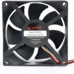 8048463370 Вентилятор Gembird D8025SM-4, 80x80x25, подшипник скольжения, 4pin, провод 30см Hirschmann