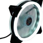 8048463998 Вентилятор Gembird D12025S12L-W, с подсветкой, 120x120x25, гидродин.подшипник, 3pin + Molex, провод 35см, белый Hirschmann
