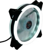 8048463998 Вентилятор Gembird D12025S12L-W, с подсветкой, 120x120x25, гидродин.подшипник, 3pin + Molex, провод 35см, белый Hirschmann