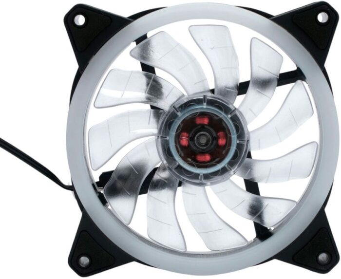 8048463998 Вентилятор Gembird D12025S12L-W, с подсветкой, 120x120x25, гидродин.подшипник, 3pin + Molex, провод 35см, белый Hirschmann — изображение 3