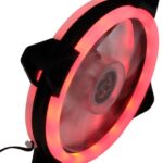 8048463999 Вентилятор Gembird D12025S12L-R, с подсветкой, 120x120x25, гидродин.подшипник, 3pin + Molex, провод 35см, красный Hirschmann