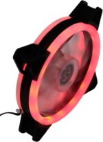 8048463999 Вентилятор Gembird D12025S12L-R, с подсветкой, 120x120x25, гидродин.подшипник, 3pin + Molex, провод 35см, красный Hirschmann