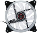 8048463999 Вентилятор Gembird D12025S12L-R, с подсветкой, 120x120x25, гидродин.подшипник, 3pin + Molex, провод 35см, красный Hirschmann — изображение 4