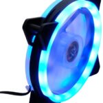 8048464000 Вентилятор Gembird D12025S12L-B, с подсветкой, 120x120x25, гидродин.подшипник, 3pin + Molex, провод 35см, синий Hirschmann