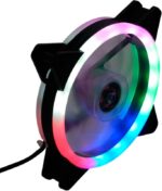 8048464001 Вентилятор Gembird D12025S12L-CF, с подсветкой, 120x120x25, гидродин.подшипник, 3pin + Molex, провод 35см, цветной Hirschmann