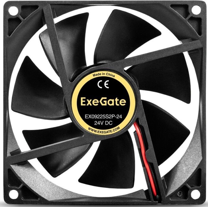 8038575211 EX297090RUS, Вентилятор 24В DC ExeGate EX09238S3P-24 (92x92x38 мм, Sleeve bearing (подшипник скольжения), 3pin, 4500RPM, 48dBA) Hirschmann — изображение 6