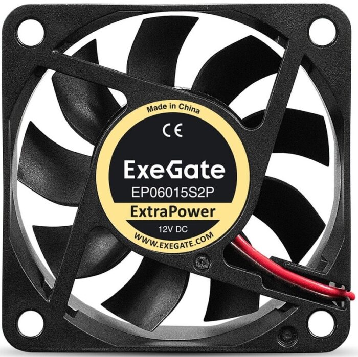 8023545753 EX295225RUS, Вентилятор 12В DC ExeGate ExtraPower EP06015S2P (60x60x15 мм, Sleeve bearing (подшипник скольжения), 2pin, 4800RPM, 32dBA) Hirschmann — изображение 7