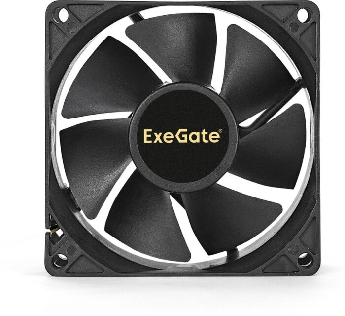8009510001 EX283378RUS, Вентилятор 12В DC ExeGate EX08025B4P-PWM (80x80x25 мм, 2-Ball (двойной шарикоподшипник), 4pin, PWM, 0-2300 RPM, 0-23dBA) Hirschmann — изображение 6