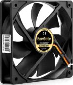8038575126 EX295243RUS, Вентилятор 12В DC ExeGate ExtraSilent ES12025B3P (120x120x25 мм, 2-Ball (двойной шарикоподшипник), 3pin, 1300RPM, 22dBA) Hirschmann — изображение 8