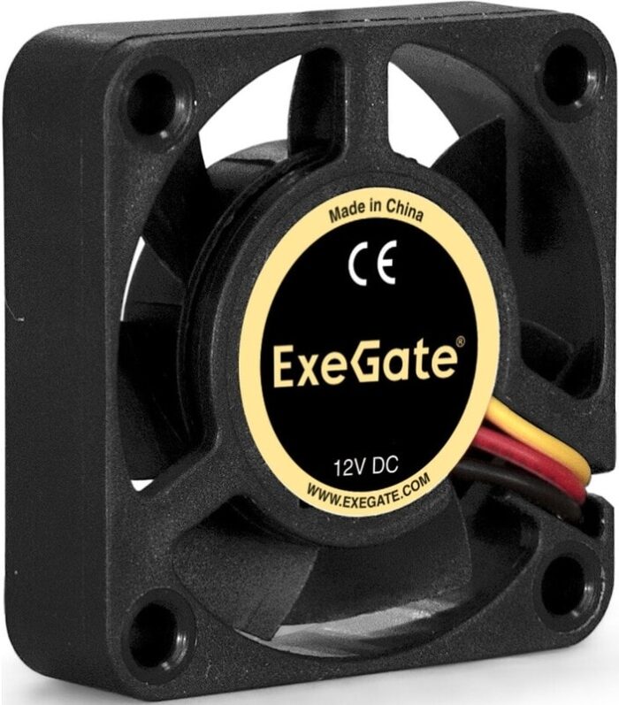 8038575123 EX295217RUS, Вентилятор 12В DC ExeGate ExtraPower EP04010S3P (40x40x10 мм, Sleeve bearing (подшипник скольжения), 3pin, 7500RPM, 36dBA) Hirschmann — изображение 6