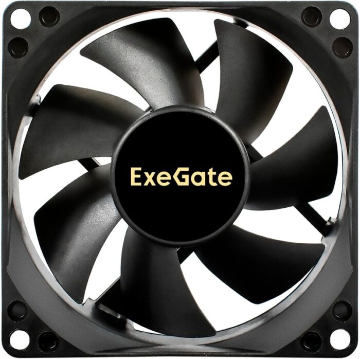 8038575172 EX297043RUS, Вентилятор 12В DC ExeGate ExtraSilent ES08025S3P (80x80x25 мм, Sleeve bearing (подшипник скольжения), 3pin, 1900RPM, 20dBA) Hirschmann — изображение 6