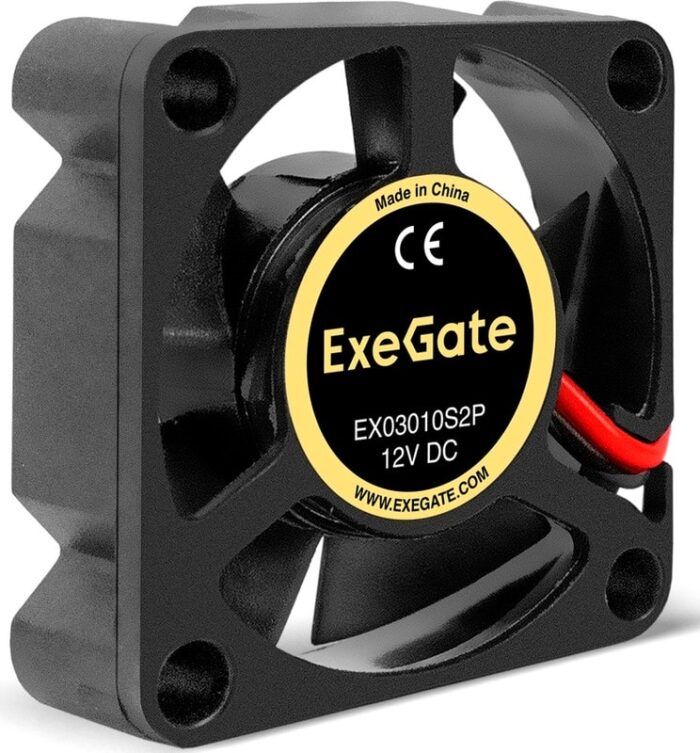 8038575144 EX297010RUS, Вентилятор 12В DC ExeGate EX03010B3P (30x30x10 мм, 2-Ball (двойной шарикоподшипник), 3pin, 10500RPM, 22dBA) Hirschmann — изображение 8