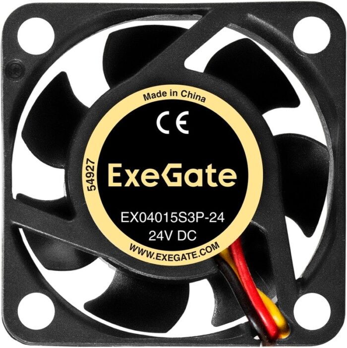 8038575189 EX297065RUS, Вентилятор 24В DC ExeGate EX04015S3P-24 (40x40x15 мм, Sleeve bearing (подшипник скольжения), 3pin, 7500RPM, 32dBA) Hirschmann — изображение 6