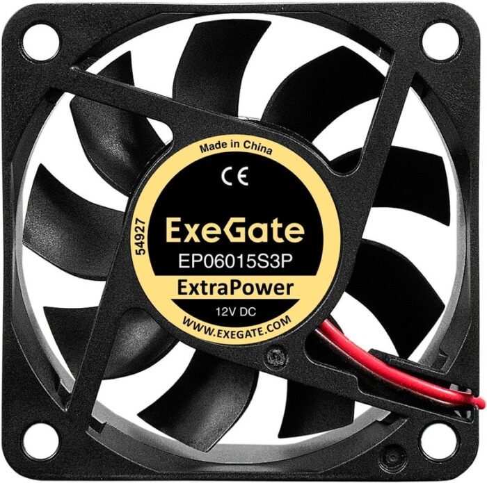 9001790604 EP06015S3P, Вентилятор 12В DC ExtraPower, 60x60x15 мм, Sleeve bearing, 3pin, 4800RPM, 32dBA Hirschmann — изображение 7