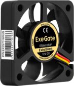8038575151 EX297018RUS, Вентилятор 12В DC ExeGate ExtraSilent ES05010S3P (50x50x10 мм, Sleeve bearing (подшипник скольжения), 3pin, 4000RPM, 22dBA) Hirschmann — изображение 6
