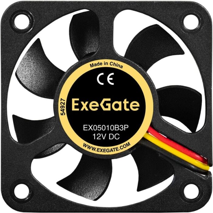 8038575152 EX297020RUS, Вентилятор 12В DC ExeGate EX05010B3P (50x50x10 мм, 2-Ball (двойной шарикоподшипник), 3pin, 5500RPM, 28dBA) Hirschmann — изображение 7