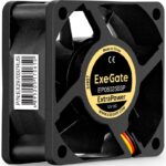 8038575166 EX297037RUS, Вентилятор 12В DC ExeGate ExtraPower EP06025B3P (60x60x25 мм, 2-Ball (двойной шарикоподшипник), 3pin, 4500RPM, 31dBA) Hirschmann — изображение 8