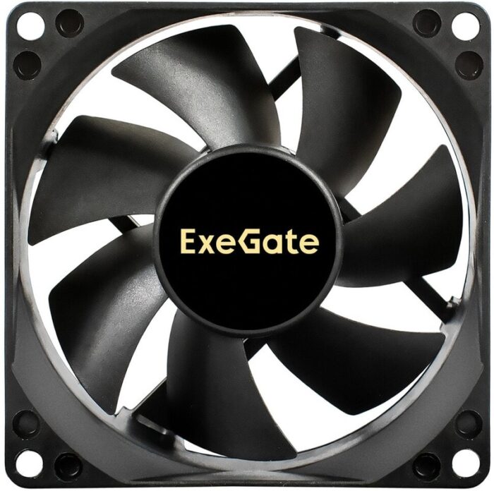 8038575206 EX297083RUS, Вентилятор 24В DC ExeGate EX08025S3P-24 (80x80x25 мм, Sleeve bearing (подшипник скольжения), 3pin, 2850RPM, 28dBA) Hirschmann — изображение 5
