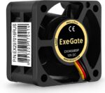 8038575149 EX297016RUS, Вентилятор 12В DC ExeGate EX04020B3P (40x40x20 мм, 2-Ball (двойной шарикоподшипник), 3pin, 6300RPM, 28dBA) Hirschmann — изображение 5