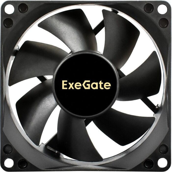 8038575176 EX297047RUS, Вентилятор 12В DC ExeGate ExtraSilent ES08025B3P (80x80x25 мм, 2-Ball (двойной шарикоподшипник), 3pin, 2000RPM, 19dBA) Hirschmann — изображение 5