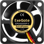 8038575133 EX296999RUS, Вентилятор 5В DC ExeGate ExtraPower EP04020S3P-5 (40x40x20 мм, Sleeve bearing (подшипник скольжения), 3pin, 7000RPM, 30dBA) Hirschmann — изображение 9