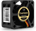 8038575146 EX297013RUS, Вентилятор 12В DC ExeGate ExtraSilent ES04020S3P (40x40x20 мм, Sleeve bearing (подшипник скольжения), 3pin, 5500RPM, 24dBA) Hirschmann — изображение 5