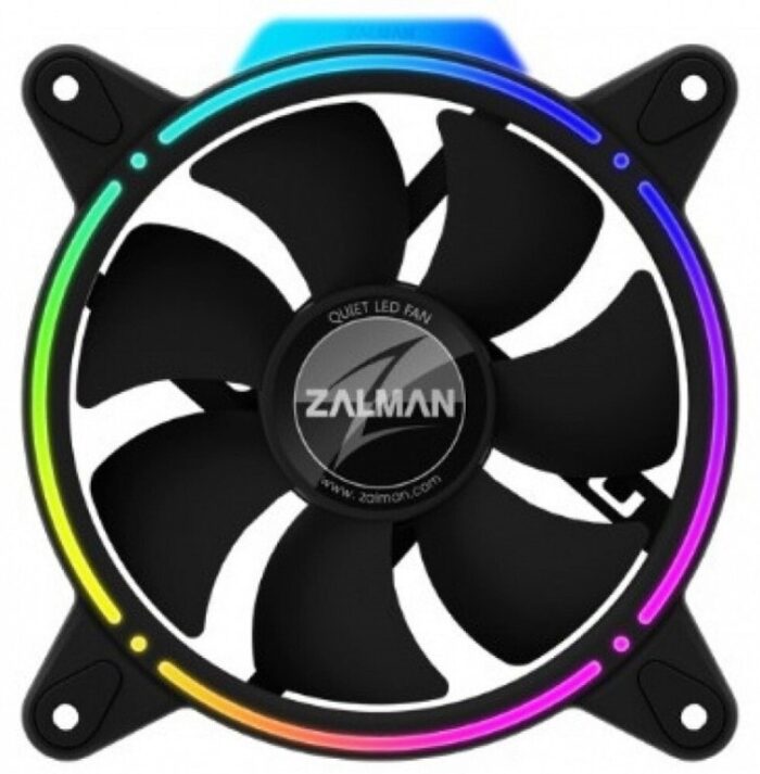 8030236863 Вентилятор Zalman ZM-RFD120A RGB (120мм, 25.6dB, 1500rpm, 3pin, подсветка) RTL Hirschmann — изображение 5
