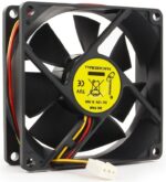 8048462185 Вентилятор Gembird FANCASE/BALL, 80x80x25, двойной шарикоподшипник, 3pin, провод 30см Hirschmann — изображение 9
