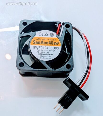 8007682102 Вентилятор San Ace 40 WF 9WF0424F6D03 Dc 24v 0.076A 3pin 40x20 Hirschmann