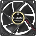 8010346392 Exegate EX283381RUS Вентилятор ExeGate EX08025SM, 80x80x25 мм, Sleeve bearing (подшипник скольжения), Molex, 2000RPM, 25dBA Hirschmann — изображение 6