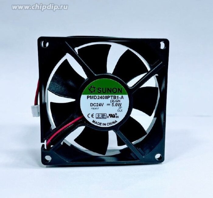 8035597666 Вентилятор Sunon PMD2408PTB1-A DC 5.0W 80x25 24V 2pin () Hirschmann — изображение 2