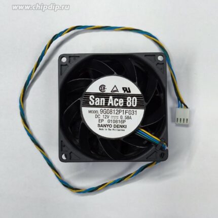 8007682072 Вентилятор Sanyo Denki San Ace 80 9G0812P1F031 12V 0.58A Optiplex Fan Hirschmann