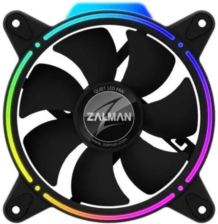 8030236863 Вентилятор Zalman ZM-RFD120A RGB (120мм, 25.6dB, 1500rpm, 3pin, подсветка) RTL Hirschmann — изображение 6