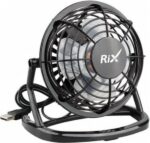 8010899527 RDF-1500USB (черный), Вентилятор бытовой настольный RDF-1500USB, цвет черный 38768 Hirschmann