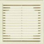 8010900227 Решетка вентиляционная вытяжная 190x190 материал АВS- пластик 1919Всл.кость Hirschmann