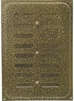 8013007445 Решётка вентиляционная раздвижная 170x240 бронзовый антик 87972 Hirschmann — изображение 2