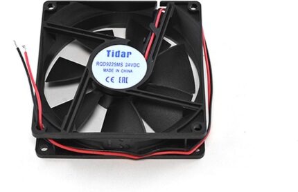 8009976695 Вентилятор 92x92x25, напряжение 24В, ток 0.12А, выводы 2L, подшипник скольжения, RQD9225MS Hirschmann