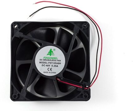 8009977019 Вентилятор 120x120x38, напряжение 48В, ток 0.25А, выводы 2L, подшипник скольжения, FSY13S48H Hirschmann