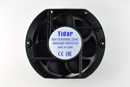 8009976828 Вентилятор 172x150x51, напряжение 220В, ток 0.22А, выводы 2L, подшипник качения, RQA172x150x50HBL Hirschmann