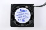 8009976684 Вентилятор 80x80x25, напряжение 220В, ток 0.08А, выводы 2L, подшипник скольжения, RQA8025HSL Hirschmann