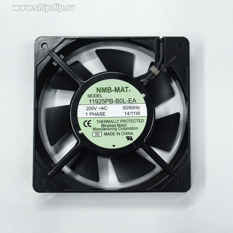 doc065110791 8048828344 Вентилятор NMB-MAT 11925PB-B0L-EA 220V 50/60Hz 14/11W 120X25 Клемма Hirschmann — изображение 1