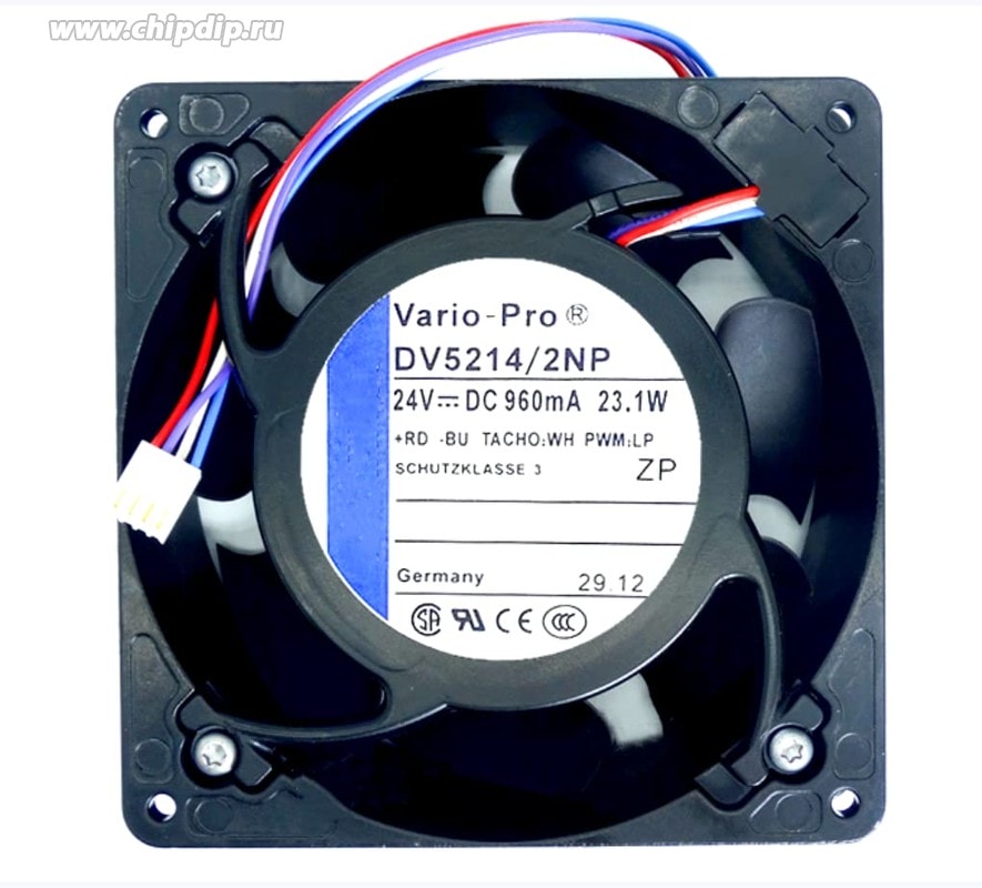 doc065111829 8014231670 Вентилятор Ebmpapst Vario-Pro DV 5214/2NP 24V DC 960mA 23.1W 127X38 4pin Hirschmann — изображение 1