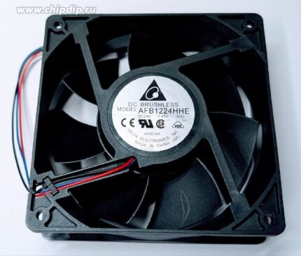 8026497867 Вентилятор Delta Electronics AFB1224HHE 24V DC 0.45A 120X38mm 3pin Hirschmann