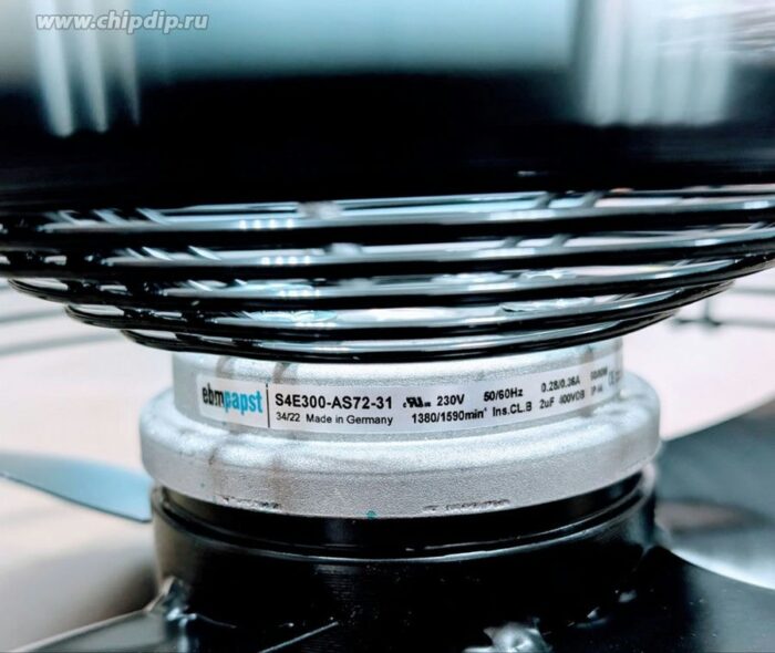 8021840879 Вентилятор Ebmpapst S4E300-AS72-31 230V 50/60Hz 72/90W 0.32/0.4A Hirschmann — изображение 3