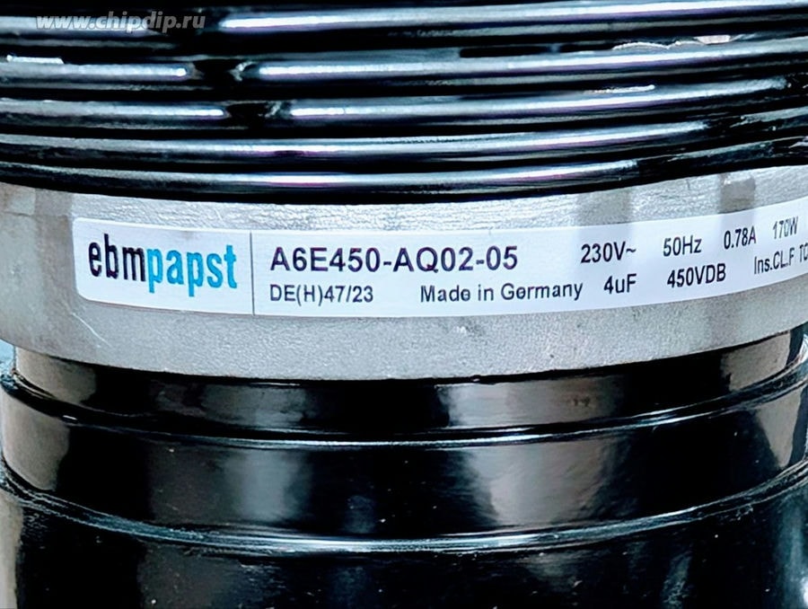 doc065146841 8038708365 Вентилятор Ebmpapst A6E450-AQ02-05 230V 50Hz 170W 0.78A Hirschmann — изображение 1