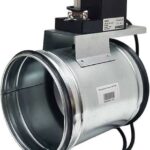 8021349337 TKD160-02DN/230V Регулирующая заслонка круглая, диам. 160мм с риверсивным электроприводом 2Нм, 220В ... Hirschmann