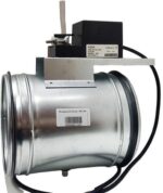 8021349337 TKD160-02DN/230V Регулирующая заслонка круглая, диам. 160мм с риверсивным электроприводом 2Нм, 220В ... Hirschmann — изображение 2