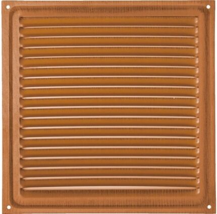 8024455929 Решётка вентиляционная 175x175 декор под дерево ЧЕРЕШНЯ 88205 Hirschmann