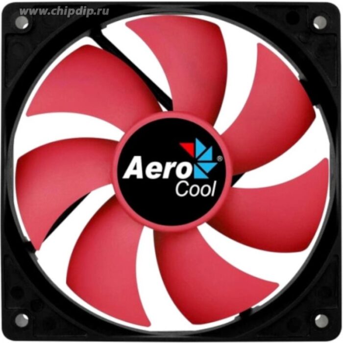 8048697373 Вентилятор для корпуса AeroCool Force 12 PWM 4718009158030 red, 120x120x25мм, 500-1500 об./мин., разъем PWM 4-PIN, 18.2-27.5 dBA Hirschmann — изображение 2