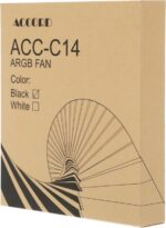 8048631096 Вентилятор Accord ACC-C14 140мм, 3-pin, 1200об/мин, 24.9 дБ, ARGB, черный, brown box [acc-c14 argb black] Hirschmann — изображение 6